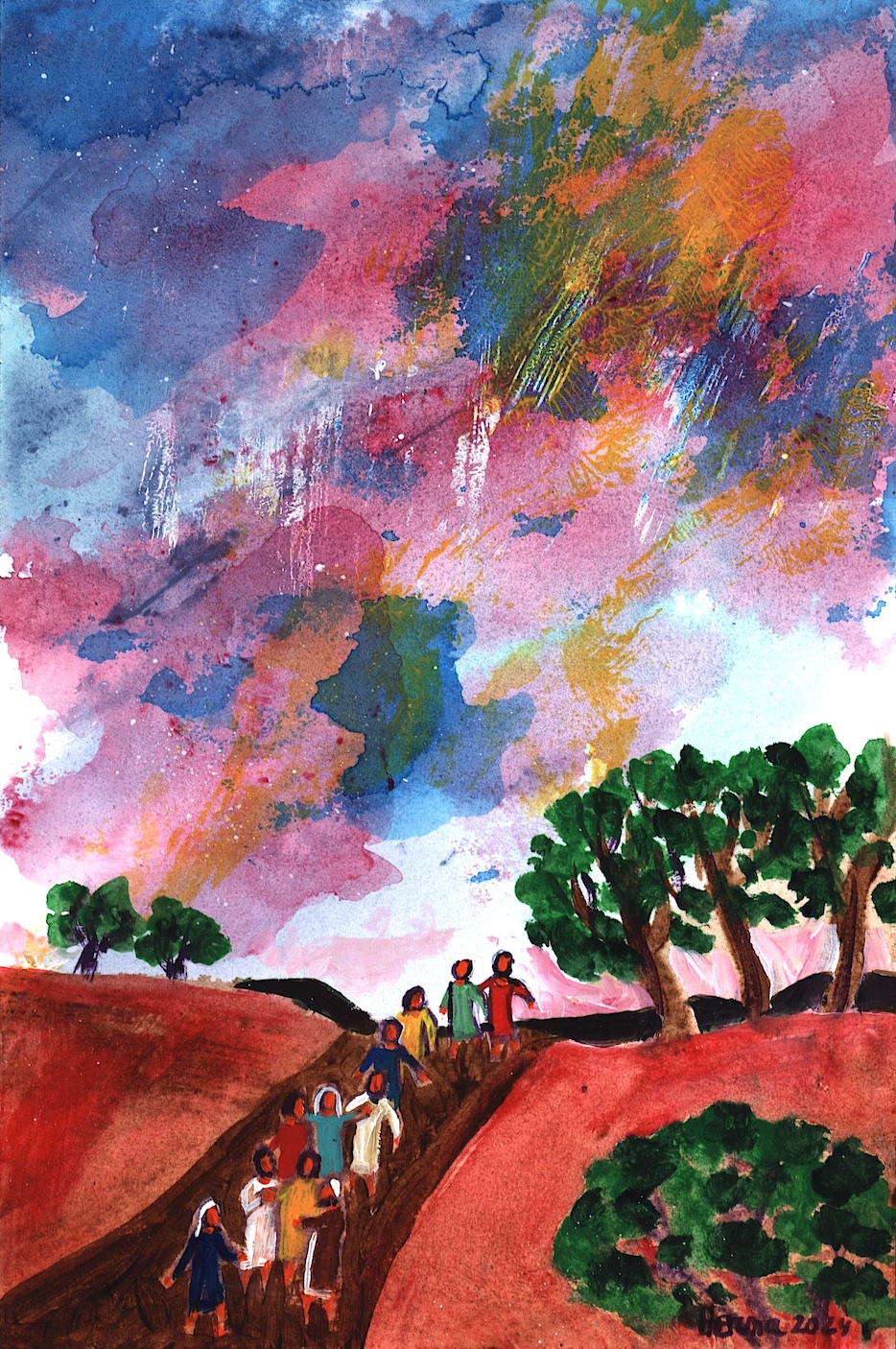 Bernadette LOPEZ – Evangile et peinture – ASCENSION (année B) 20240509